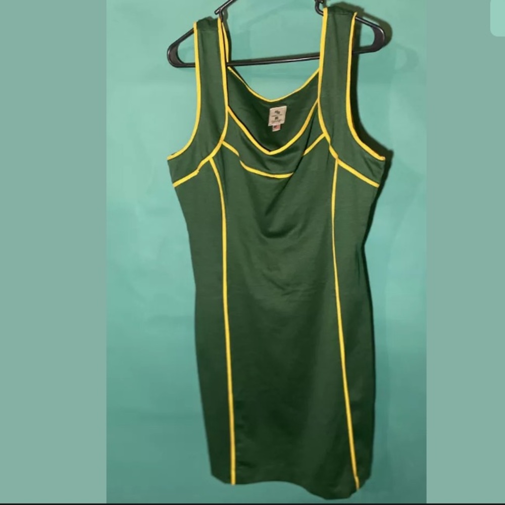 Meesh & Mia Team Spirit Green Dress Size XL